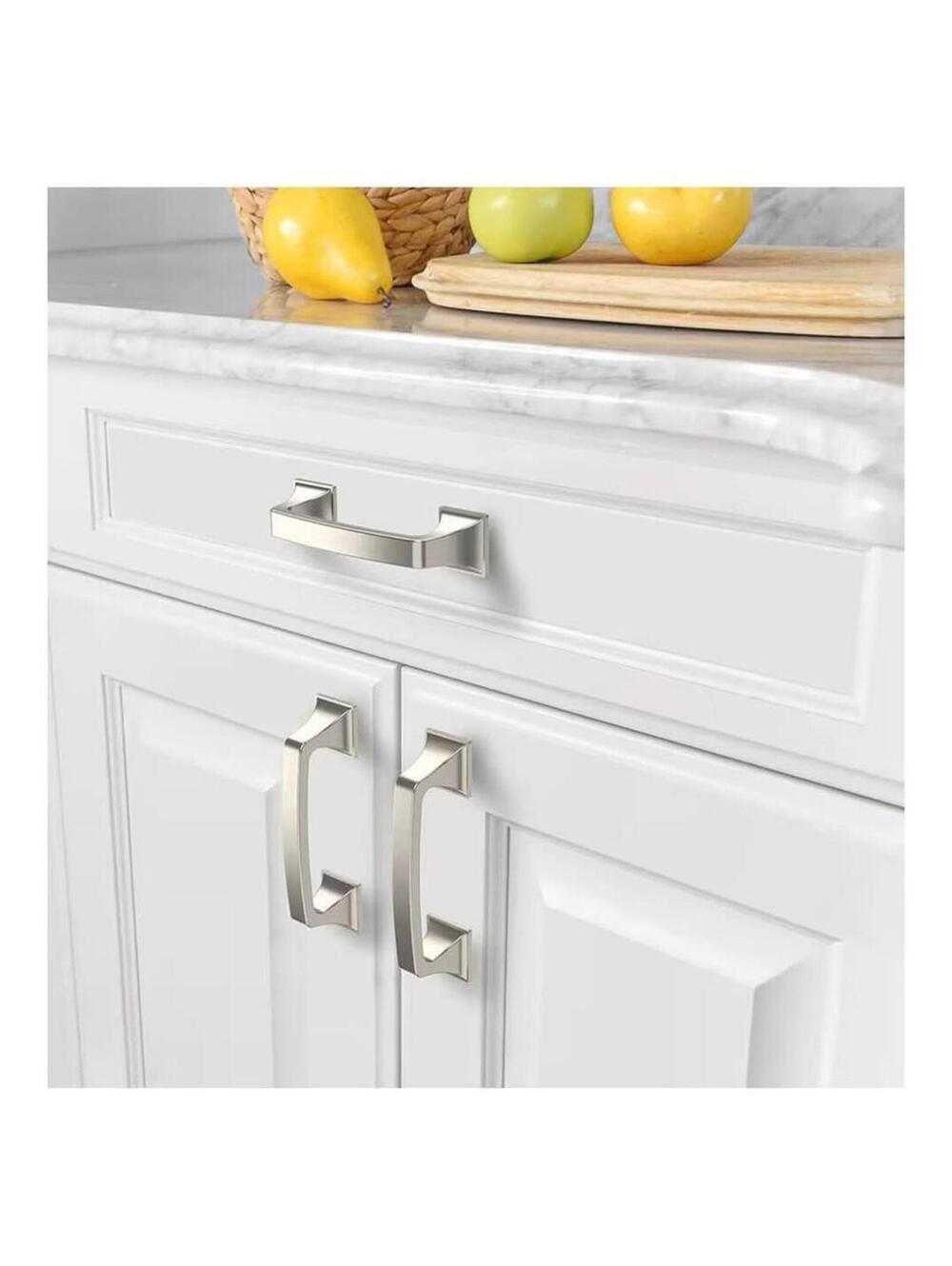 10-Pack 3" Brushed Satin Nickel Cabinet Pull Handles - New in Box